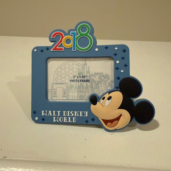 Mickey Mouse Walt Disney World Orlando Florida 2018 Photo Frames Set of 2 (Blue) - Picture 3 of 4